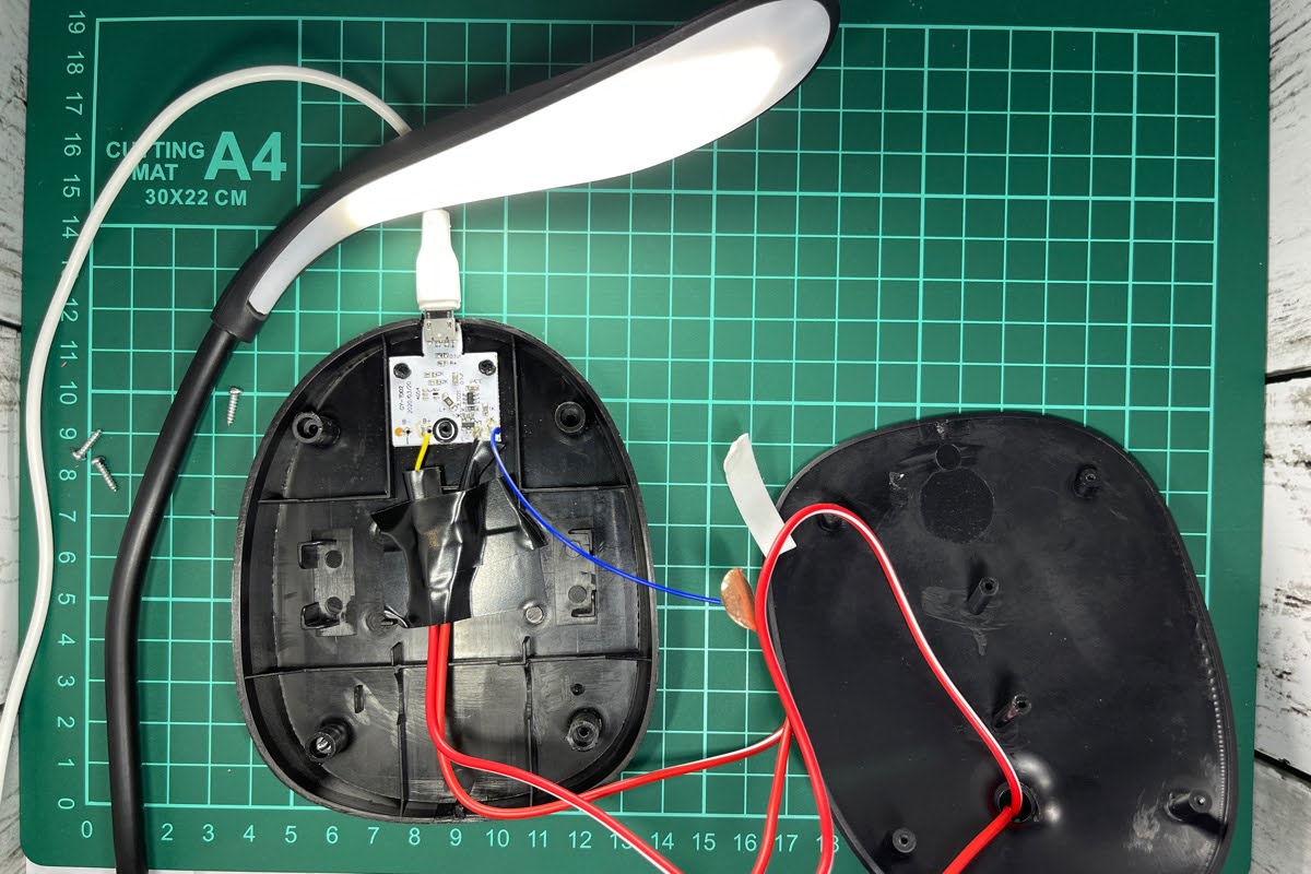 ダイソー「LEDスタンドライト」を分解して配線を延長してみた | Anytime DIY